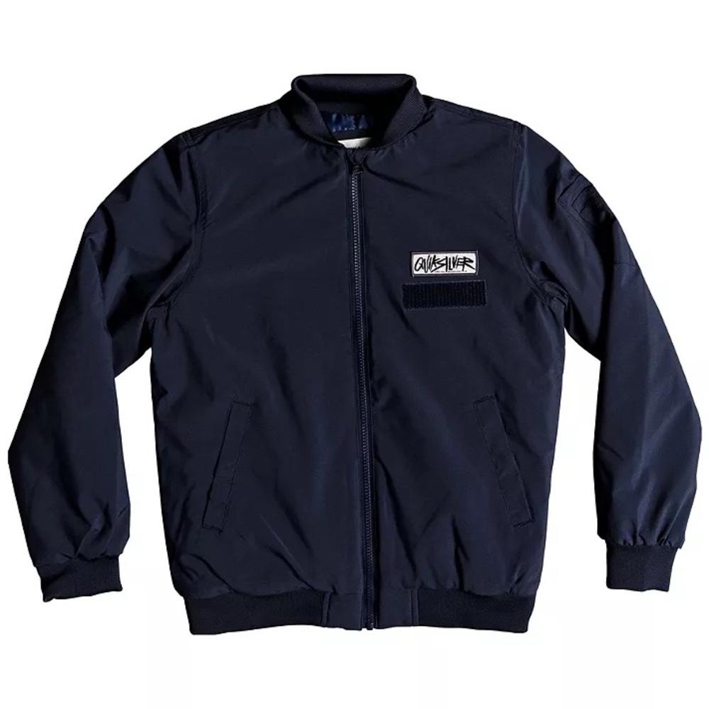 QUICKSILVER YOUTH MANKAI SUN WATER RESISTANT BOMBER JACKET SIZE LARGE